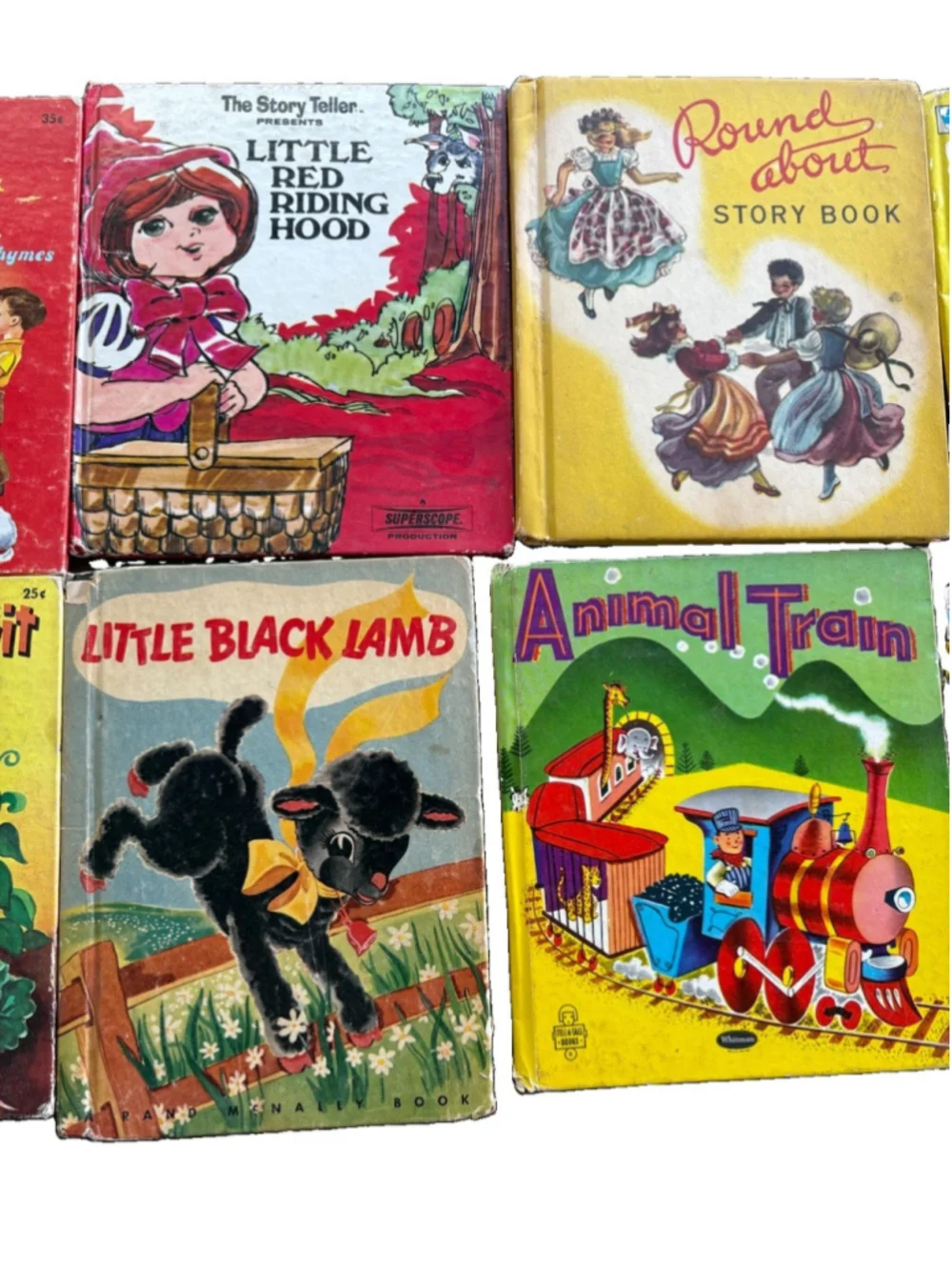 10 Vintage Children’s Whitman Publishing Tell-A-Tale Book And Others.